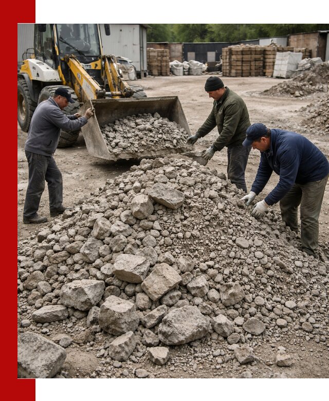 Демонтаж и вывоз бой бетона в Вологде
