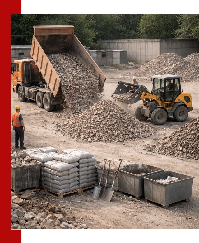 Вторичные материалы для отсыпки в Вологде — поставка и доставка