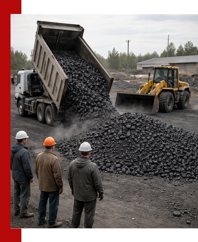 Доставка угля антрацита в Вологде с самосвалами и погрузкой