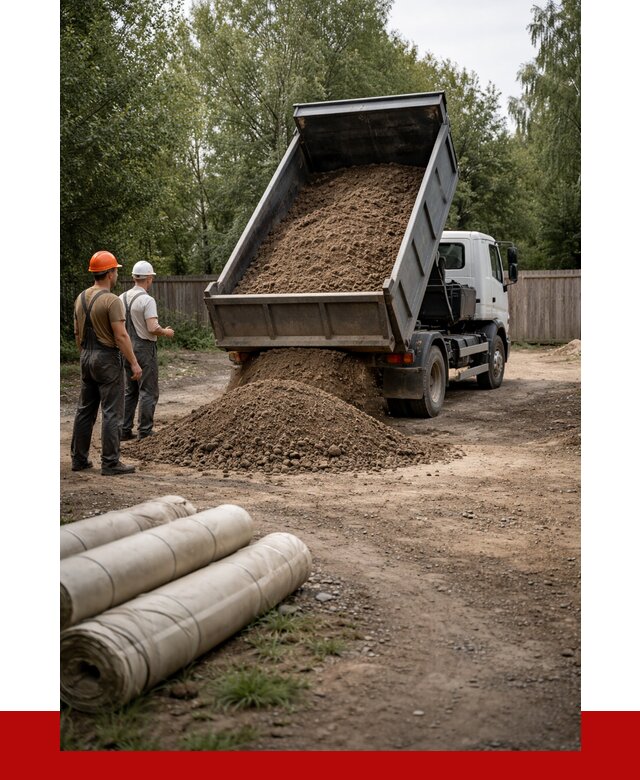 Доставка сыпучих материалов самосвалом в [cvi] от 4314 р. | ПРОНЕРУДВгд