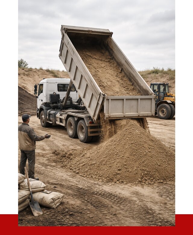 Доставка самосвалом 20 кубов в Вологде от 7704 р. | ПРОНЕРУДВгд