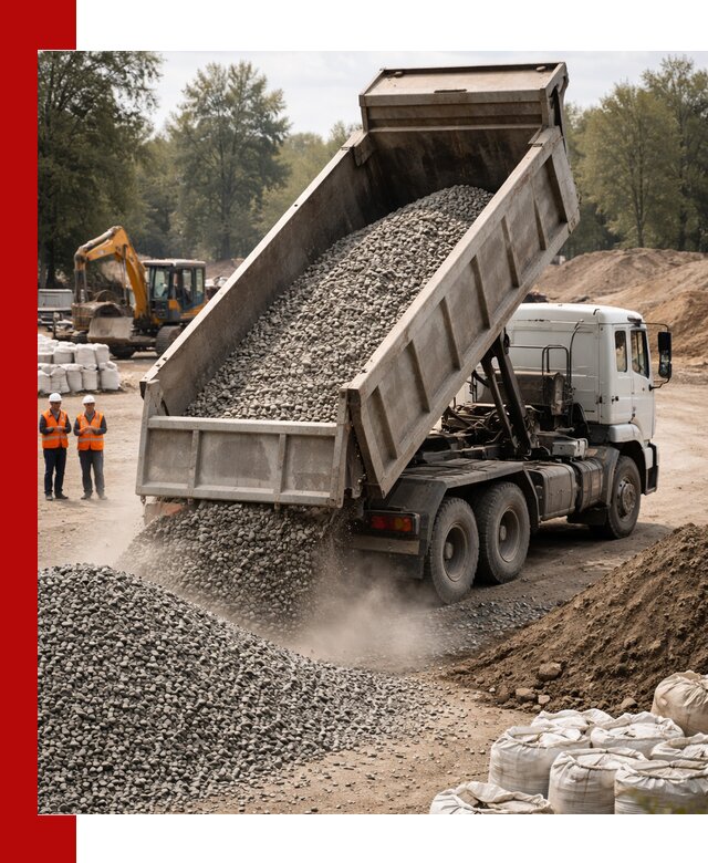 Аренда самосвала в Вологде для доставки сыпучих и нерудных материалов