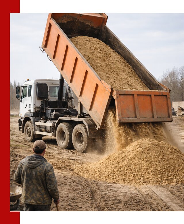 Аренда самосвала 20 тонн для перевозки грузов в Вологде