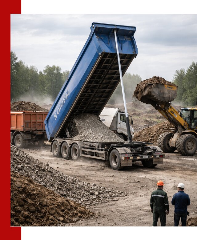 Аренда тонар 40 тонн в Вологде с доставкой материалов