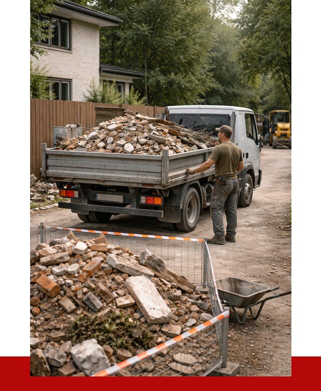 Вывоз строительного мусора с погрузкой в Вологде от 7704 р | ПРОНЕРУДВгд