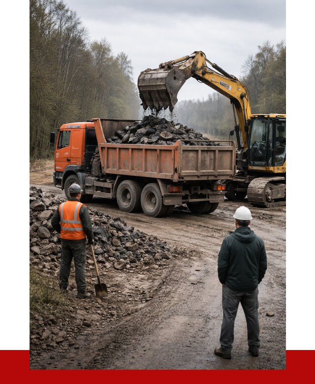 Вывоз асфальта в Вологде от 4622 р. самосвалом ПРОНЕРУДВгд