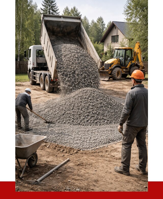 Отсыпка участка щебнем в Вологде от 6677 р. ПРОНЕРУДВгд