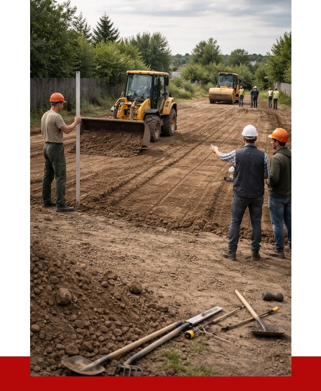 Планировка участка грунтом в Вологде от 4622 р ПРОНЕРУДВгд