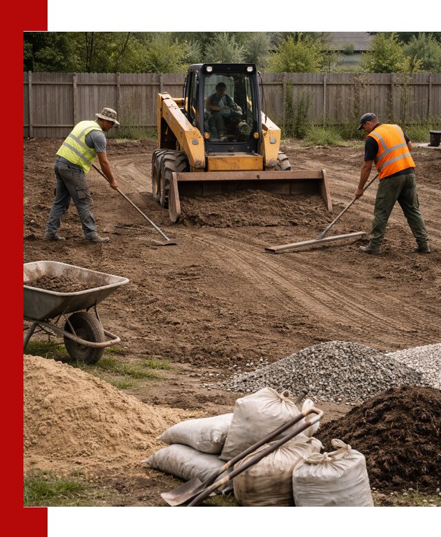 Выравнивание участка под строительство и благоустройство в Вологде